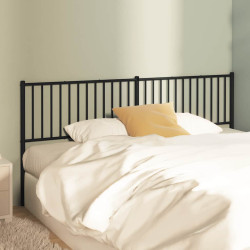 Cabeceira de substituição 200 cm metal preto