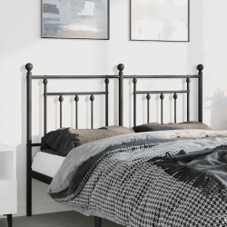 Cabeceira de substituição 135 cm metal preto