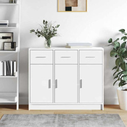 Aparador branco 91x28x75 cm madeira engenheirada