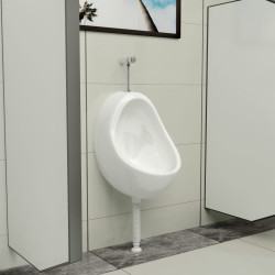 Urinol de parede com válvula de descarga cerâmica branco