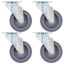 Rodas giratórias 4 pcs 75 mm