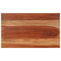 Tampo de mesa madeira de acácia maciça 15-16 mm 60x100 cm
