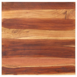 Tampo de mesa madeira de acácia maciça 25-27 mm 70x70 cm