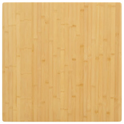 Tampo de mesa 70x70x1,5 cm bambu