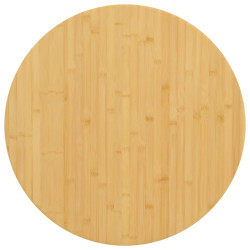 Tampo de mesa ø80x2,5 cm bambu