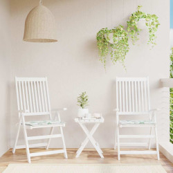 Almofadões p/ cadeira 2pcs 40x40x4cm tecido padrão folhas