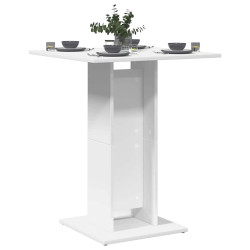 Mesa de bistrô 60x60x75 cm derivados de madeira branco