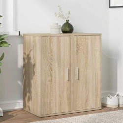 Sapateiras 2 pcs 32x35x70 cm contraplacado cor carvalho sonoma