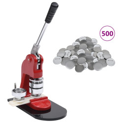 Máquina de fazer crachás com 500 crachás 58 mm