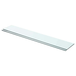 Prateleiras 2 pcs 70x12 cm vidro transparente