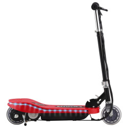 Trotinete/scooter elétrica com leds 120 w vermelho