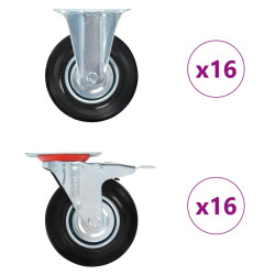 32 Pcs rodas 125 mm