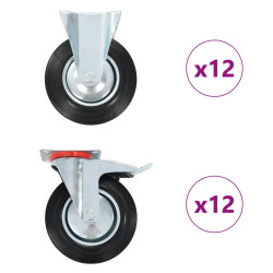 24 Pcs rodas 200 mm