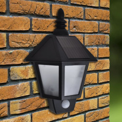 Lâmpada de parede solar com sensor de movimento