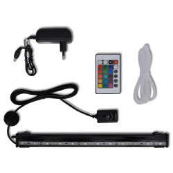 Lâmpada submersível bolhas para aquário RGB 32 cm