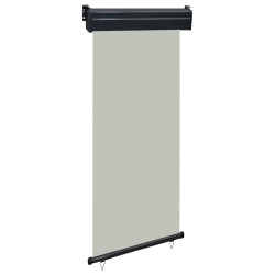 Toldo lateral para varanda 80x250 cm cinzento