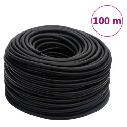 Mangueira de ar híbrida 0,6" 100 m borracha e PVC preto
