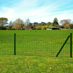 Cerca 10 x 0,8 m aço verde