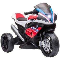 Mota elétrica bmw hp4 pcom música USB velocidade 2,5km/h avance e retrocesso 82,5x42x54cm vermelha