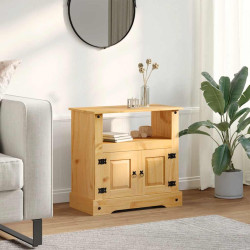 Móvel de TV corona range em pinho mexicano 80x43x78 cm