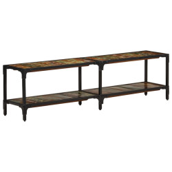 Móvel de TV 150x30x41 cm madeira recuperada maciça