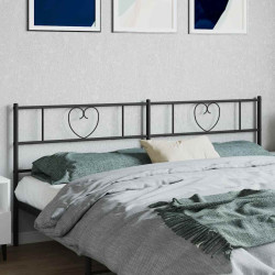 Cabeceira de substituição 200 cm metal preto