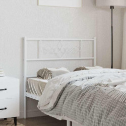 Cabeceira de substituição 75 cm metal branco