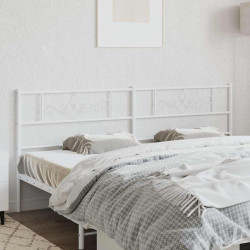 Cabeceira de substituição 200 cm metal branco