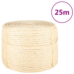 Corda 100% sisal 10 mm 25 m