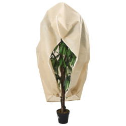 Cobertura para plantas com fecho 70 g/m² 3,14x2,5 m