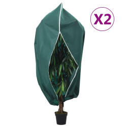 Coberturas para plantas com fecho 2 pcs 70 g/m² 3,93x3,5 m