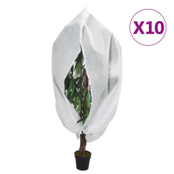 Coberturas para plantas com fecho 10 pcs 70 g/m² 1,2x1,8 m