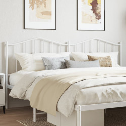 Cabeceira de substituição 160 cm metal branco