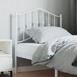 Cabeceira de substituição 80 cm metal branco