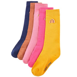 Meias para criança 5 pares ue 26-29