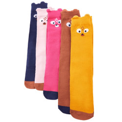 Meias para criança 5 pares ue 30-34