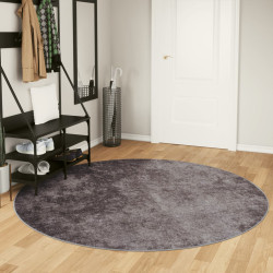 Tapete lavável ø 200 cm cinzento