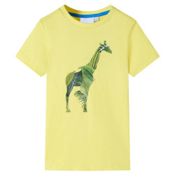 T-shirt de criança amarelo 92