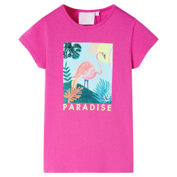 T-shirt de criança rosa-escuro 104