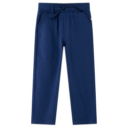 Calças de criança com cordão azul-marinho 104
