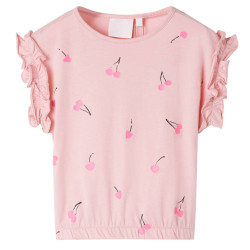 T-shirt de criança rosa-claro 116