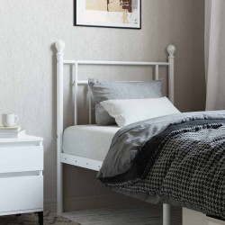 Cabeceira de substituição 75 cm metal branco