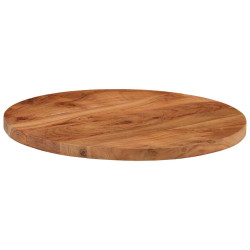 Tampo de mesa redondo ø40x3,8 cm madeira de acácia maciça