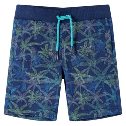 Calções de criança com cordão azul-escuro 104