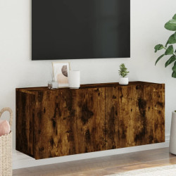 Móvel de parede para TV 100x30x41 cm carvalho fumado