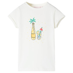 T-shirt infantil cor cru 116