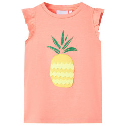 T-shirt infantil coral néon 116