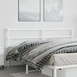 Cabeceira de substituição 200 cm metal branco