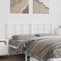 Cabeceira de substituição 160 cm metal branco