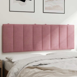 Almofadão de cabeceira hanko 140 cm veludo rosa